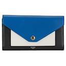 Celine Leather Trifold Wallet Leather Long Wallet 105853 in Good condition - Céline