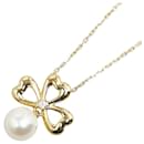 [LuxUness] 18k Gold Diamond Pearl Pendant Necklace Metal Necklace in Excellent condition - & Other Stories