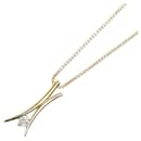 [LuxUness] 18k Gold Diamond Pendant Necklace Metal Necklace in Excellent condition - & Other Stories