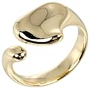 Tiffany & Co 18k Gold Full Heart Ring Metal Ring in Excellent condition