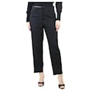Black tailored trousers with size-strip - size UK 10 - Golden Goose Deluxe Brand