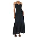 Vestido largo negro con capas - talla UK 8 - Isabel Marant Etoile