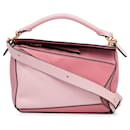 LOEWE Pink Small Tricolor Puzzle Bag - Loewe