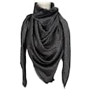 Givenchy gray shawl with 4G motifs