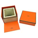 HERMES BOX FOR CAPE COD ARCEAU HOUR H CLIPPER ORANGE WOOD WATCH BOX - Hermès