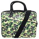 NEW MONTBLANC X BAPE BAG 125347 CAMOUFLAGE LEATHER DOCUMENT HOLDER BRIEFCASE - Montblanc