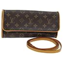 LOUIS VUITTON Monogram Pochette Twin GM Sac à bandoulière M51852 LV Auth cl829 - Louis Vuitton