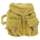 PRADA Backpack Nylon Yellow Auth 73335 - Prada