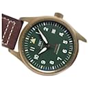 Relógio piloto IWC Spitfire automático bronze IW326802 masculino