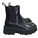 BALENCIAGA  Ankle boots T.EU 38 Leather - Balenciaga
