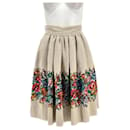 DOLCE & GABBANA  Skirts T.IT 38 Linen - Dolce & Gabbana