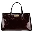 Louis Vuitton Wilshire PM Leather Handbag M91644 in Good condition