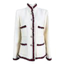Jaqueta de Tweed Super Rara CC Buttons - Chanel