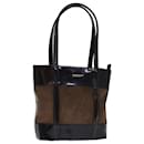 GUCCI Tote Bag Suede Brown Auth yk12084 - Gucci