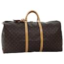 LOUIS VUITTON Monogram Keepall 60 Boston Bag M41422 LV Auth 73446 - Louis Vuitton