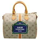 Louis Vuitton Bandouliere Speedy de lona Monopaname beige ocre 25
