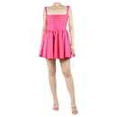 Pink corset mini dress - size UK 12 - Autre Marque