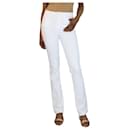 White le mini boot jeans - size UK 8 - Frame Denim