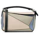 LOEWE Piccola cartella puzzle tricolore marrone - Loewe