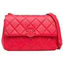 Chanel – My Everything – Mittelgroße Caviar-Tasche in Pink