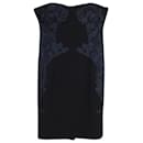 Diane Von Furstenberg Strapless Lace Detailed Dress in Black Triacetate