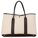 Hermes Toile Garden Party PM Canvas Tote Bag in Good condition - Hermès