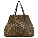 Jimmy Choo Star Studded Leather Sasha Tote Bag Leather Tote Bag in Good condition