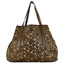 Jimmy Choo Star Studs Leather Pimlico Tote Bag in Very Good Condition