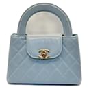 Chanel Nano Kelly Shopper Bag light blue