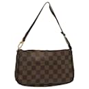 Estuche para accesorios LOUIS VUITTON Damier Ebene Pochette N41206 Autenticación LV 72269 - Louis Vuitton