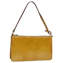 LOUIS VUITTON Monogramma Vernis Lexington Pouch Beige M91010 LV Auth 73780 - Louis Vuitton