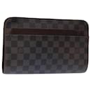 Bolsa clutch LOUIS VUITTON Damier Ebene Saint Louis N51993 Autenticação de LV 74270 - Louis Vuitton