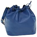 Bolsa de ombro LOUIS VUITTON Epi Petit Noe Azul M44105 Autenticação de LV12189 - Louis Vuitton