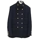 Chanel Double Breasted CC Buttons Wool Coat