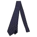 Gucci Cravatta in tela con cravatta in seta con motivo G intrecciato 444421 4E002 4178 in condizioni eccellenti