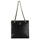 Chanel Black CC Caviar Leather Tote