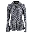 Jaqueta de Tweed Preta com Botões CC por 9 mil dólares. - Chanel
