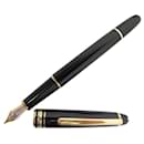 MONTBLANC MEISTERSTUCK CLASSIC GOLD FÜLLFEDERHALTER 132464 SCHWARZER FÜLLFEDERHALTER - Montblanc
