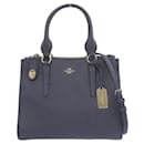 Coach Leather Crosby Carryall Sac à main en cuir 37140 en excellent état