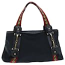 GUCCI GG Canvas Web Sherry Line Handtasche Schwarz Rot Grün 144188 Auth 72294 - Gucci