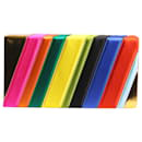 Multicolour striped box clutch - Autre Marque
