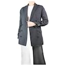 Grey double-breasted wool-blend jacket - size UK 8 - Ermanno Scervino
