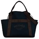 Hermes Bleu Sac de Pansage Grooming Bag - Hermès
