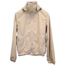 Brunello Cucinelli Shell Hooded Jacket In Beige Polyester