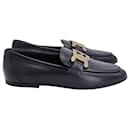 Tod's Kate Loafers in Black Leather