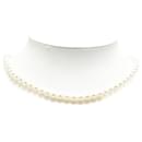 Mikimoto Classic Pearl Necklace Metal Necklace in Excellent condition