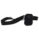 Pochette de ceinture PRADA en nylon noir 2CN074 Auth am6111 - Prada