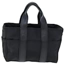 HERMES Acape Luco PM Hand Bag Nylon Black Auth yk12350 - Hermès