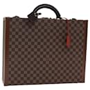 LOUIS VUITTON Damier Ebene Attache Case Hand Bag LV Auth 74042S - Louis Vuitton