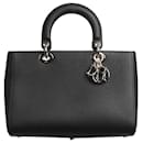 Black 2023 medium Lady D-Sire bag - Christian Dior